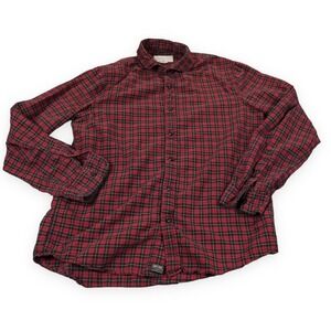 Denim Supply Ralph Lauren Plaid Flannel Tartan Red‎ Black Yellow Western